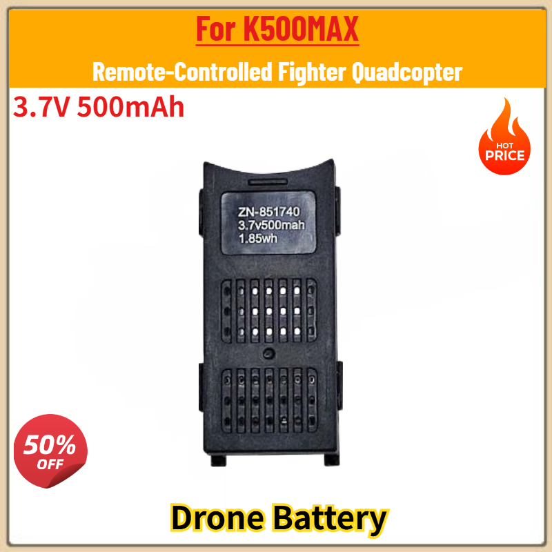 Drone Battery Li-Ion - K500MAX 원격 제어 전투기 쿼드콥터용 3.7V