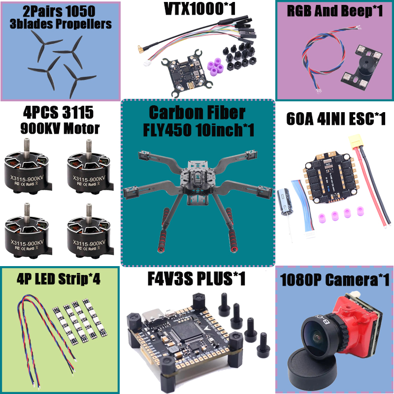B-CUBE 오픈 소스 신형 스마트 드론 FLY450  - Drone Battery Smart 리뷰 및 가격