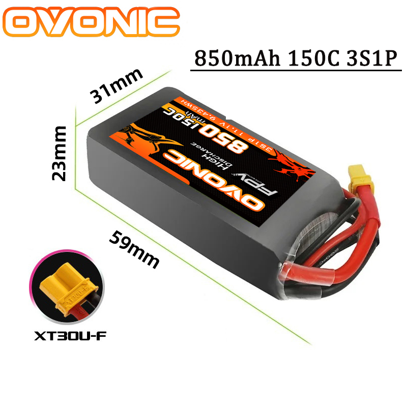 OVONIC 150C 850mAh 리포 배터리 3S 4 - Drone Battery Li-Ion 리뷰 및 가격