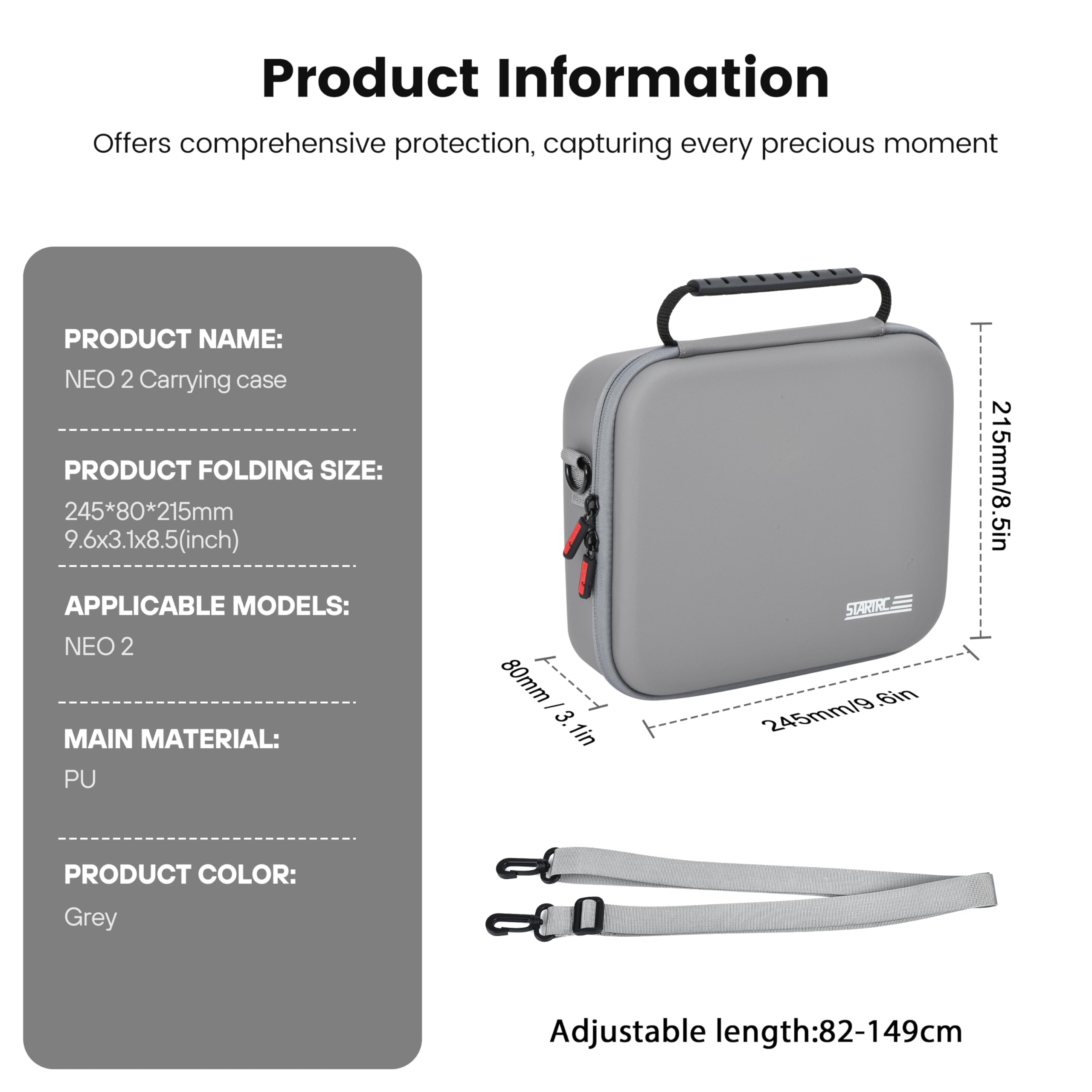 네오 2 휴대용 PU 숄더백 핸드백 (DJI 네오 2  - Drone Battery Case 리뷰 및 가격